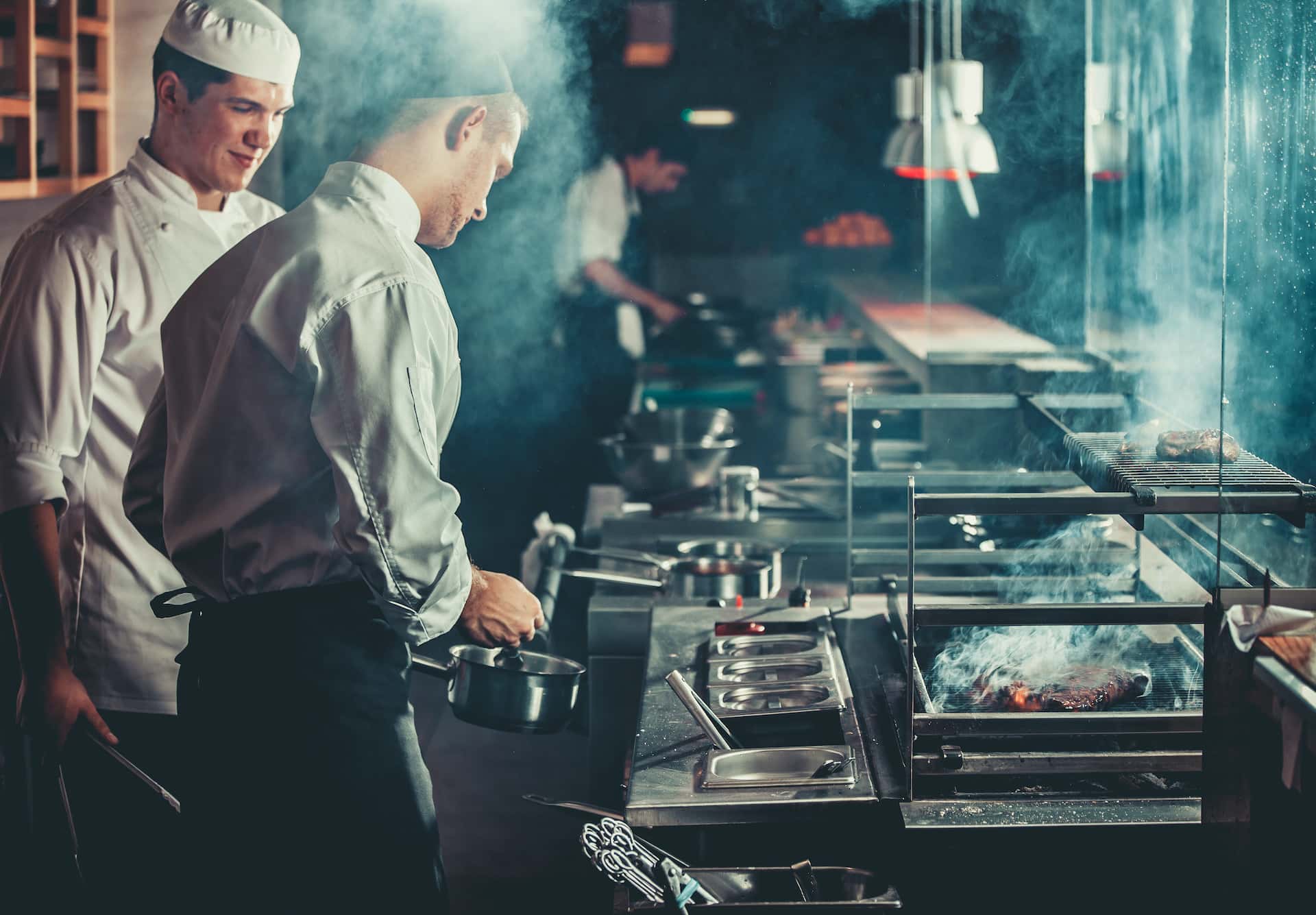 Catering at an event